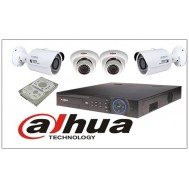 Pack CCTV 4 caméras IP Megapixels 